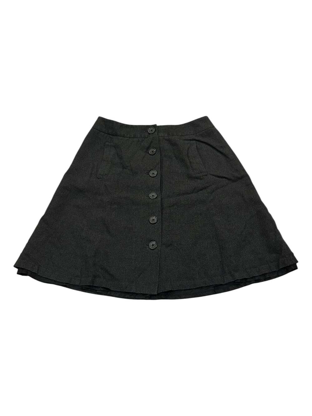 Banana Republic Button-Front A-Line Cotton Skirt Size 12
